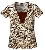 Tigress Shaped v-neck top